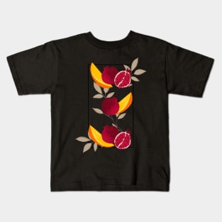 Pomegranate and mango pattern Kids T-Shirt